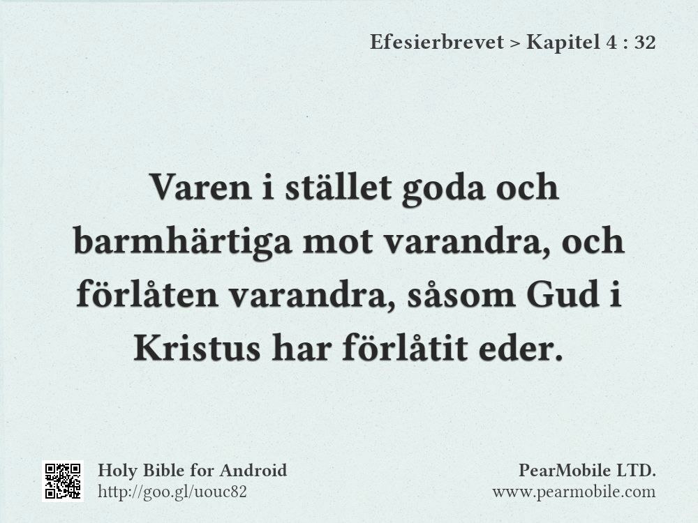Efesierbrevet, Kapitel 4:32